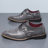 Men's Leather Formal Shoes, Crocodile Pattern, Crocodile Pattern, Style 1143