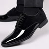 Men's Leather Formal Shoes, Pointed Toe, Business, Style 4871