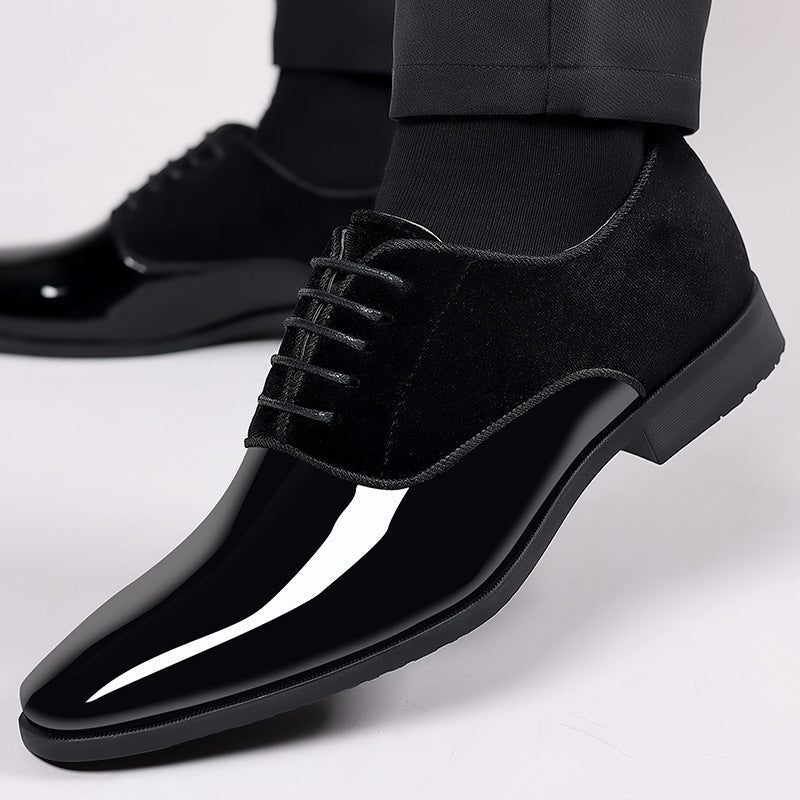 Men's Lightweight Formal Leather Shoes - Low-Top