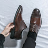 Men's Leather Formal Shoes, Business, British Style, Style 0727