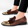 Men's Black Leather Formal Shoes, Pointed Toe, Business, Style 4679