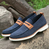 Men's Leather Loafers, Business, Breathable, Style 2215