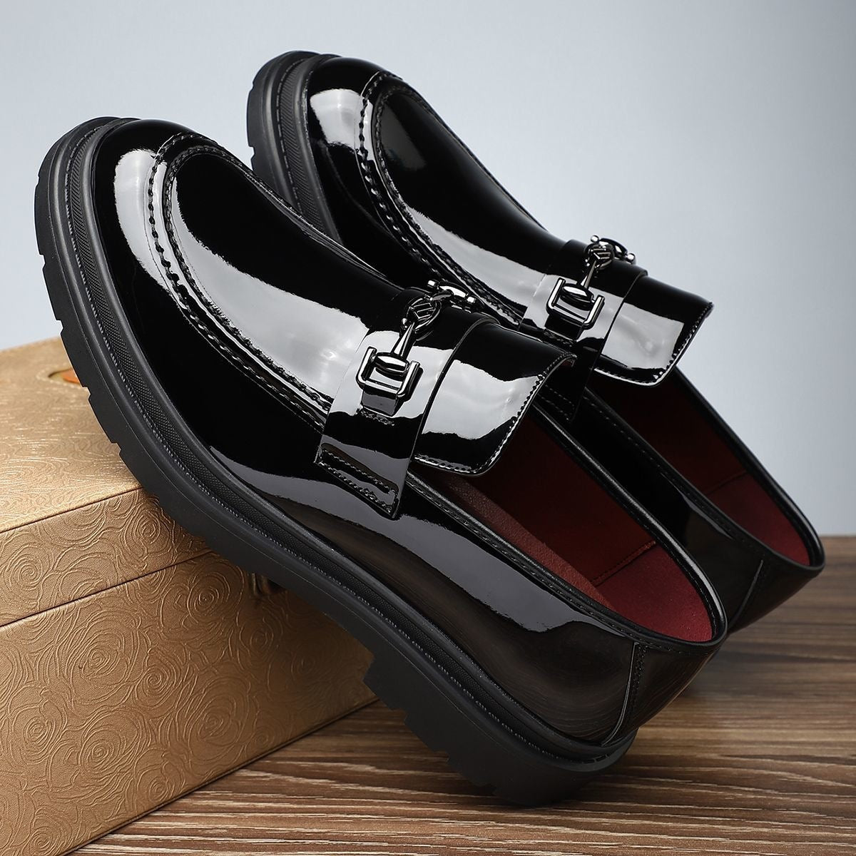 2026 spring new fashion men's casual business anti-slip wear-resistant slip-on loafers 26036 5
