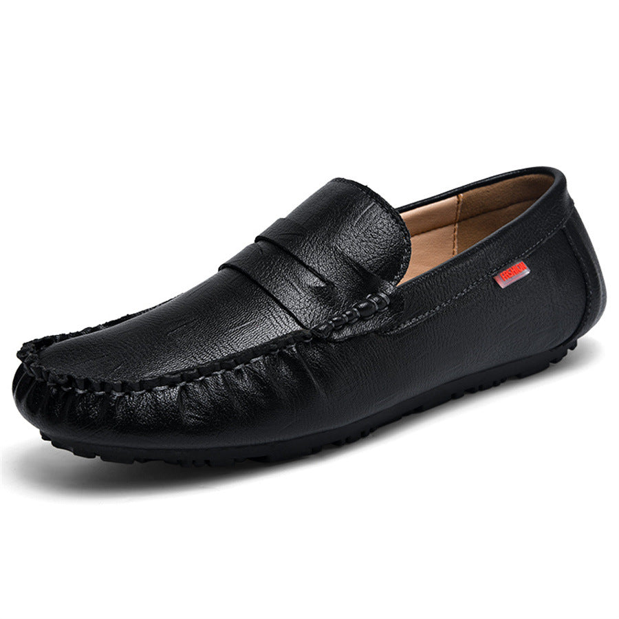 Wow, independent station men's shoes, breathable bean shoes for men, 2025new arrivaltrendyk-style le