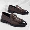 Men's Leather Formal Shoes, Crocodile Pattern, Crocodile Pattern, Style 9895