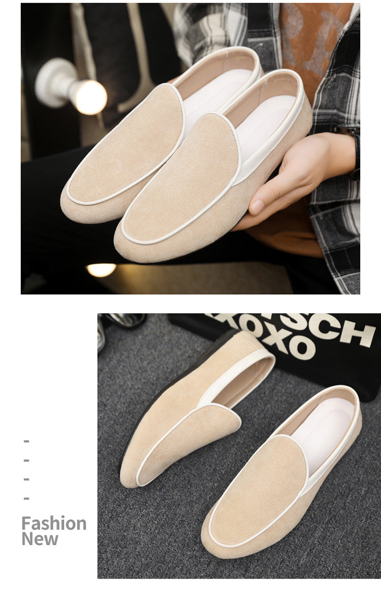 Spring autum social casual shoes trendy shoes beanie shoes men's lazy shoes loafers slip-on men's sh