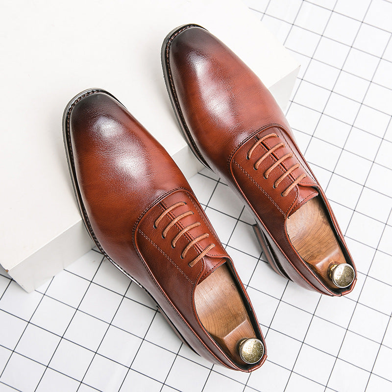 2026 cheap new spring/summer formal leather shoes business casual men's shoes youth comfortable 6