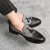 Men's Leather Formal Shoes, Slip-On, Breathable