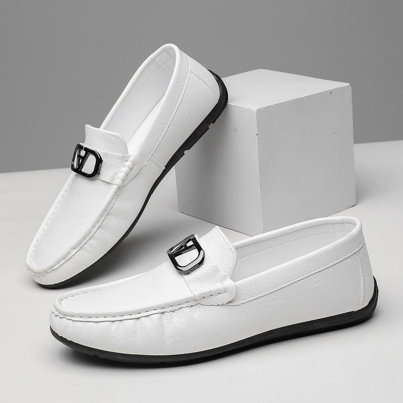 Men's Casual Leather Loafers - Soft and Breathable