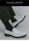 2026 spring new men's casual formal leather shoes business british brogue casual flats wedding shoes