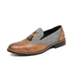 Men's Leather Formal Shoes, Slip-On, Breathable