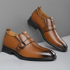 Men's Leather Formal Shoes, Pointed Toe, Business, Style 9175