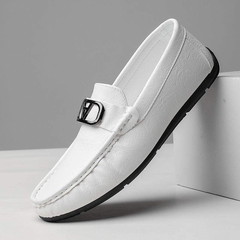 Men's Casual Leather Loafers - Soft and Breathable