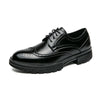 Men's Leather Loafers, Business, Brogue