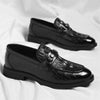 Men's Leather Formal Shoes, Crocodile Pattern, Crocodile Pattern, Style 9895