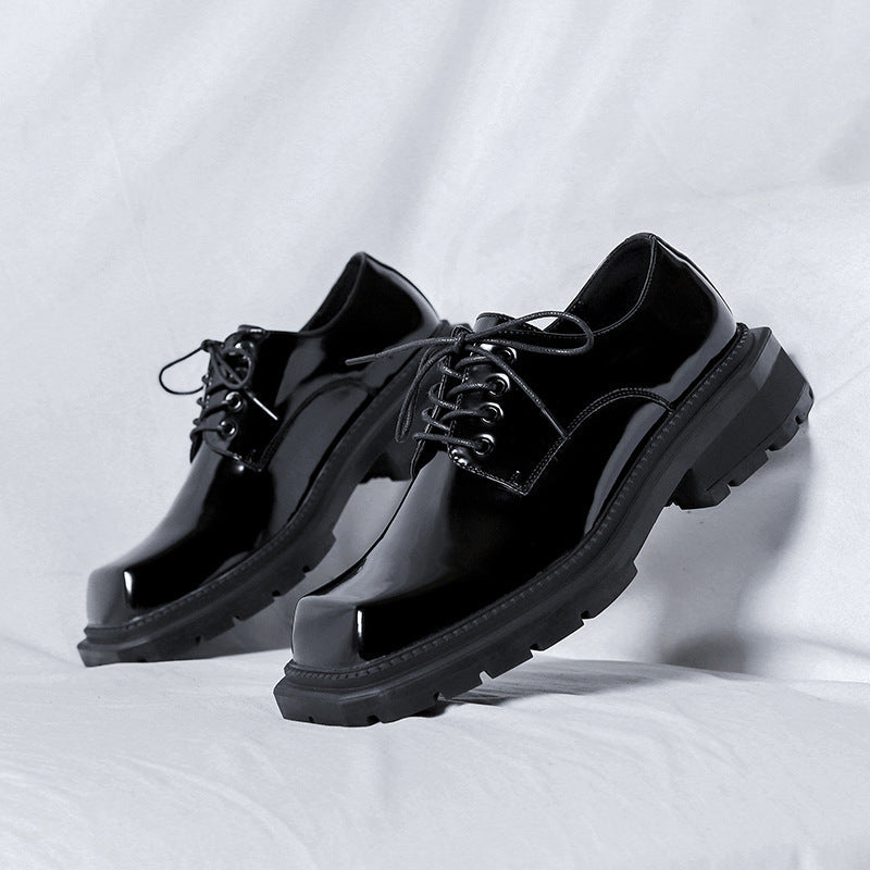 Men's Leather Derby Formal Shoes, Business, British Style, Style 1287