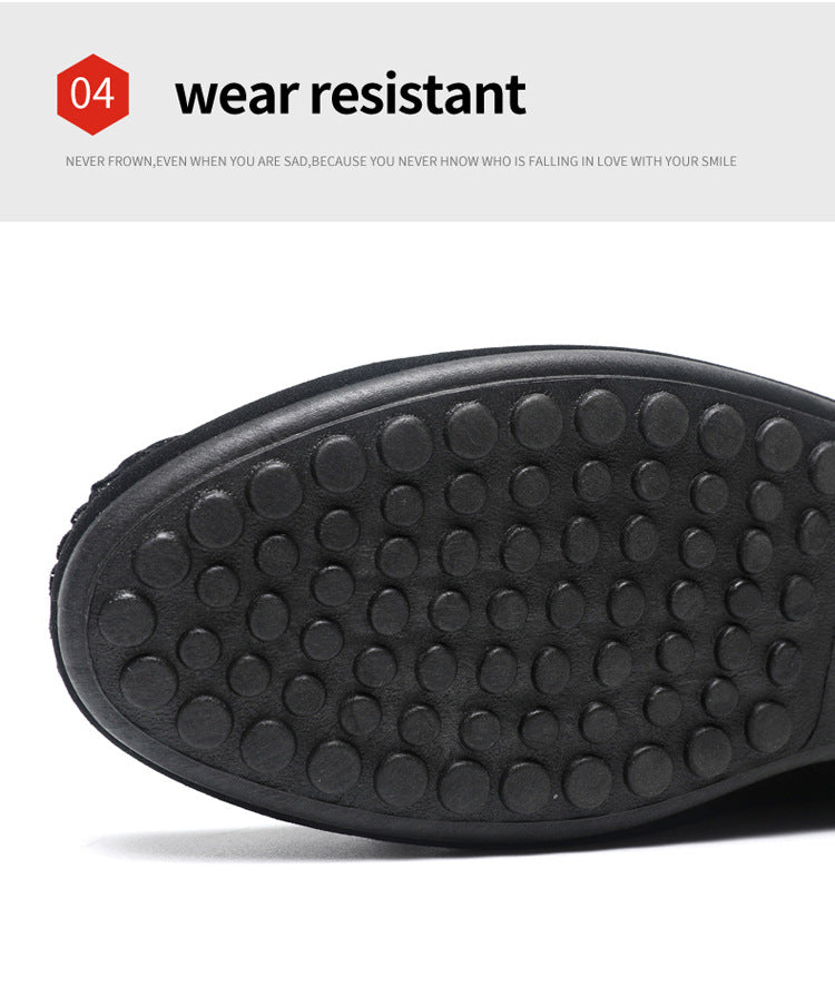 Spring autum social casual shoes trendy shoes beanie shoes men's lazy shoes loafers slip-on men's sh 12