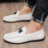 Men's Leather Loafers, Slip-On, British Style, Style 8647