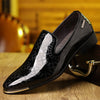 Casual patent leather dress shoes plus size men's shoes 2026 spring autumn new british style busines