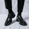 Men's Leather Loafers, Business, Brogue