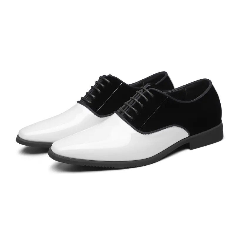 Men's formal business leather shoes - lightweight, trendy casual shoes - british style, versatile pa 2