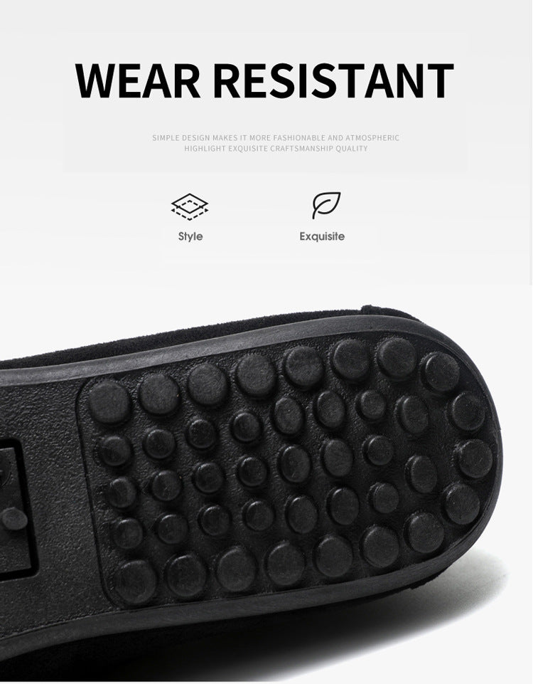 Spring autum social casual shoes trendy shoes beanie shoes men's lazy shoes loafers slip-on men's sh 12