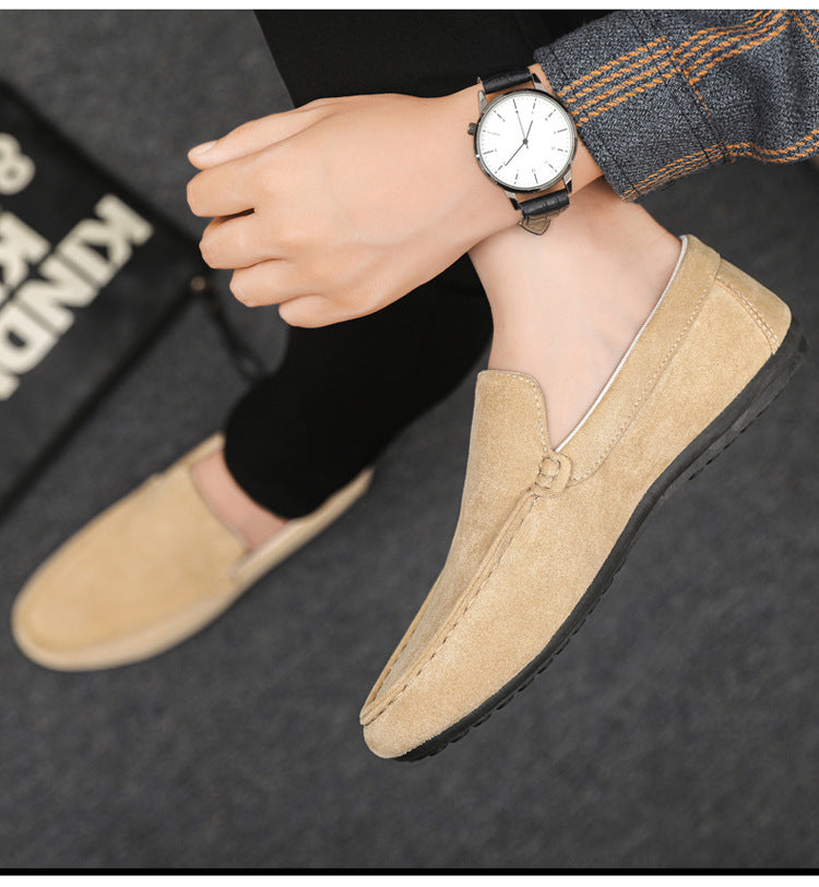 Spring autum social casual shoes trendy shoes beanie shoes men's lazy shoes loafers slip-on men's sh 9