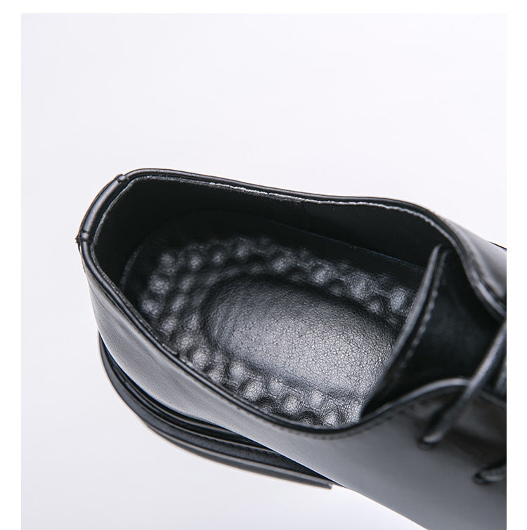Cross-border 2026 autumn new casual leather shoes fashionable men's business shoes korean style tren 7