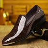 Casual patent leather dress shoes plus size men's shoes 2026 spring autumn new british style busines