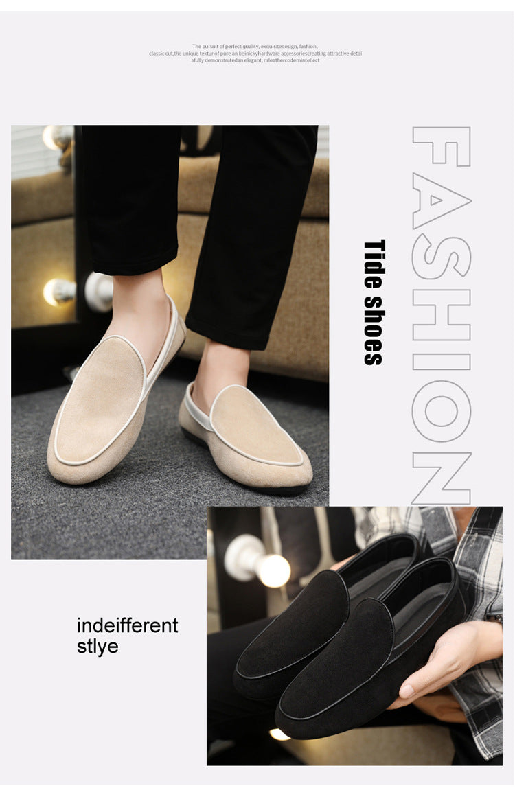 Spring autum social casual shoes trendy shoes beanie shoes men's lazy shoes loafers slip-on men's sh