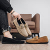 Men's Leather Loafers, Slip-On, Breathable