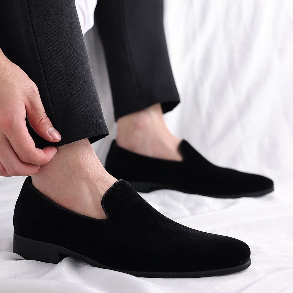 2026 new one-pedal shoes versatile wear-resistant casual four-season men's light foot cover lazy loafers men's shoes
