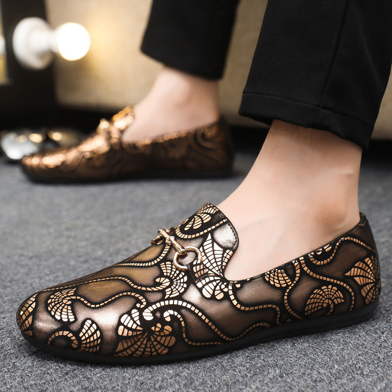 Spring autum social casual shoes trendy shoes beanie shoes men's lazy shoes loafers slip-on men's sh