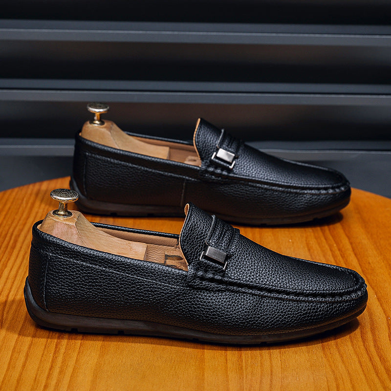 Men's Fashion Loafers - Soft Sole Breathable Leather