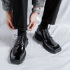 Men's Leather Derby Formal Shoes, Business, British Style, Style 1287