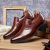 Men's Leather Formal Shoes, Business, Height Increasing, Style 0359