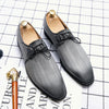 Men's Brown Leather Formal Shoes, Business, British Style, Style 8935