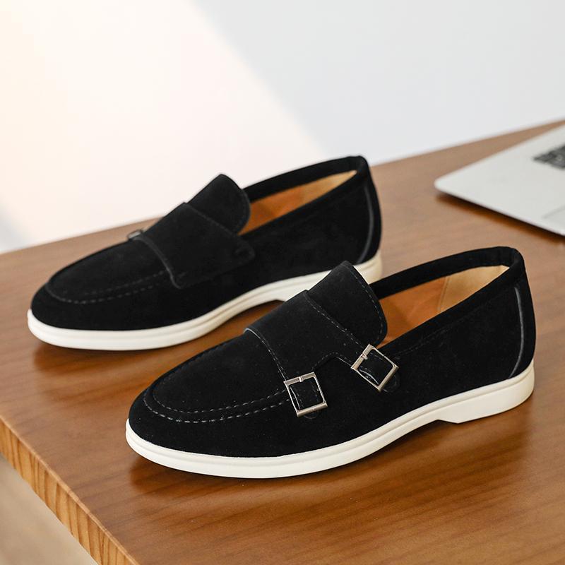 Men's Leather Formal Shoes, Pointed Toe, Business, Style 0695