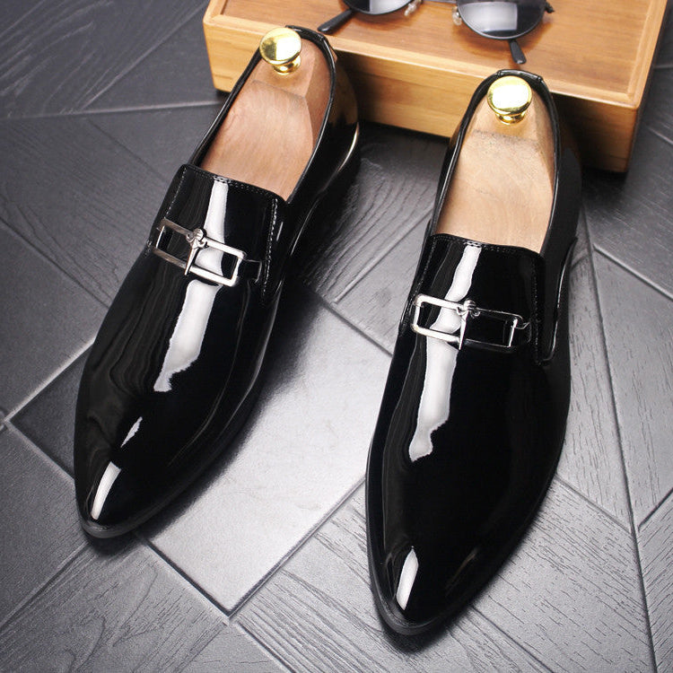 Men's Black Loafers, Style 4247