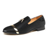 Men's Black Leather Formal Shoes, Business, Breathable, Style 1591
