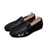 Men's Black Loafers, Style 9831