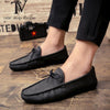 Men's Black Loafers, Style 1671