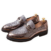 Men's Black Formal Shoes, Pointed Toe, Business, Style 7287