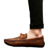 Men's Brown Leather Loafers