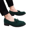 Men's Black Leather Formal Shoes, Pointed Toe, British Style, Style 5735