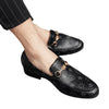 Men's Black Moccasin Loafers, Party