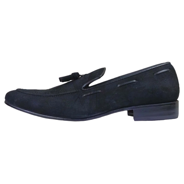 Men's Black Leather Shoes, Style 7415