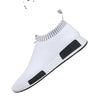 Men's White Mesh Sneakers, Breathable