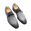 Men's Brown Leather Formal Shoes, Business, British Style, Style 8935