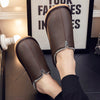 Women's Brown Slippers, Thick Sole